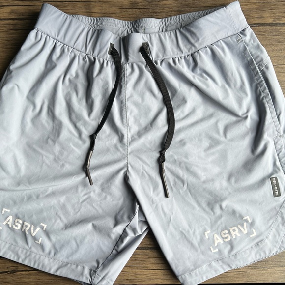 ASRV Tetra-Lite 7” - Linerless Short - Sage/White - Right Pocket Zipper - Picture 7 of 8